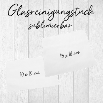 Glasreinigungstuch für Sublimation